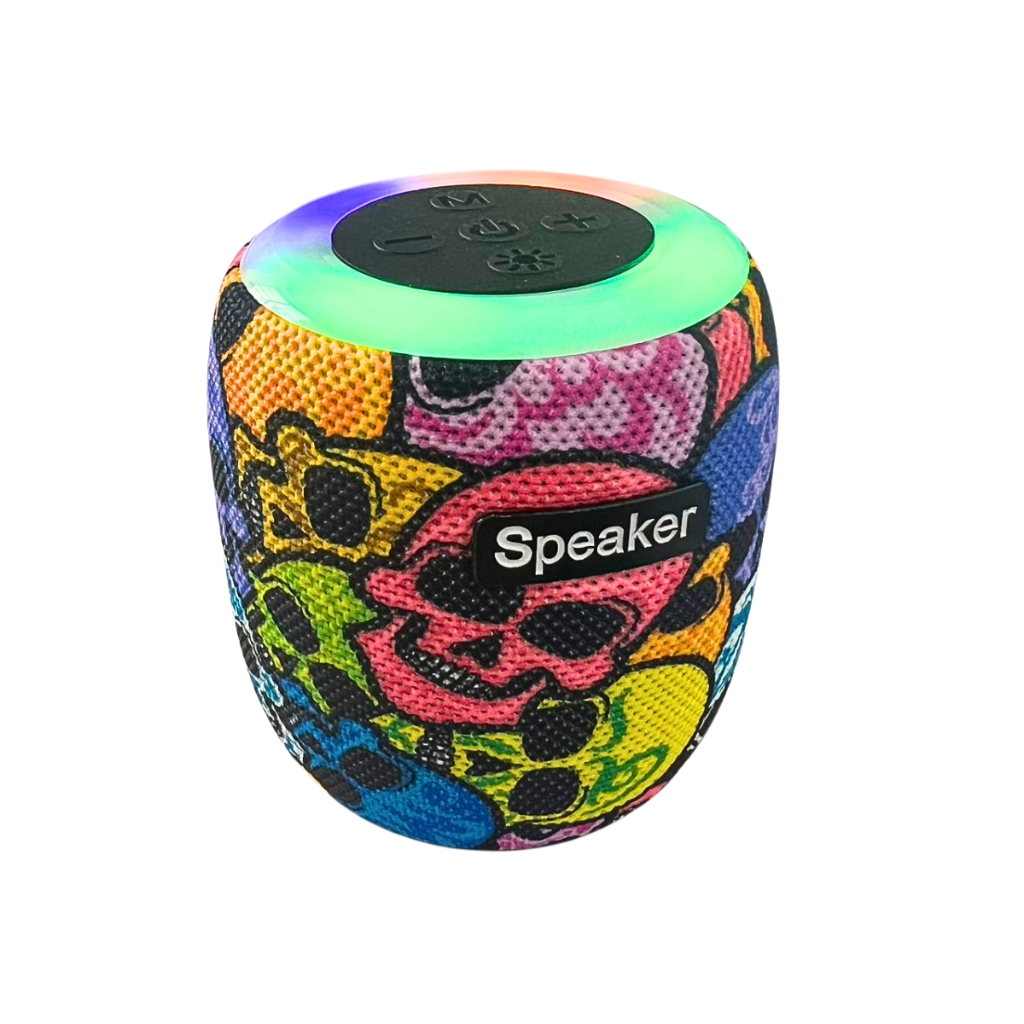 Imagem Caixa de som Bluetooth Portátil 10W Com Led Rgb Design Estilo