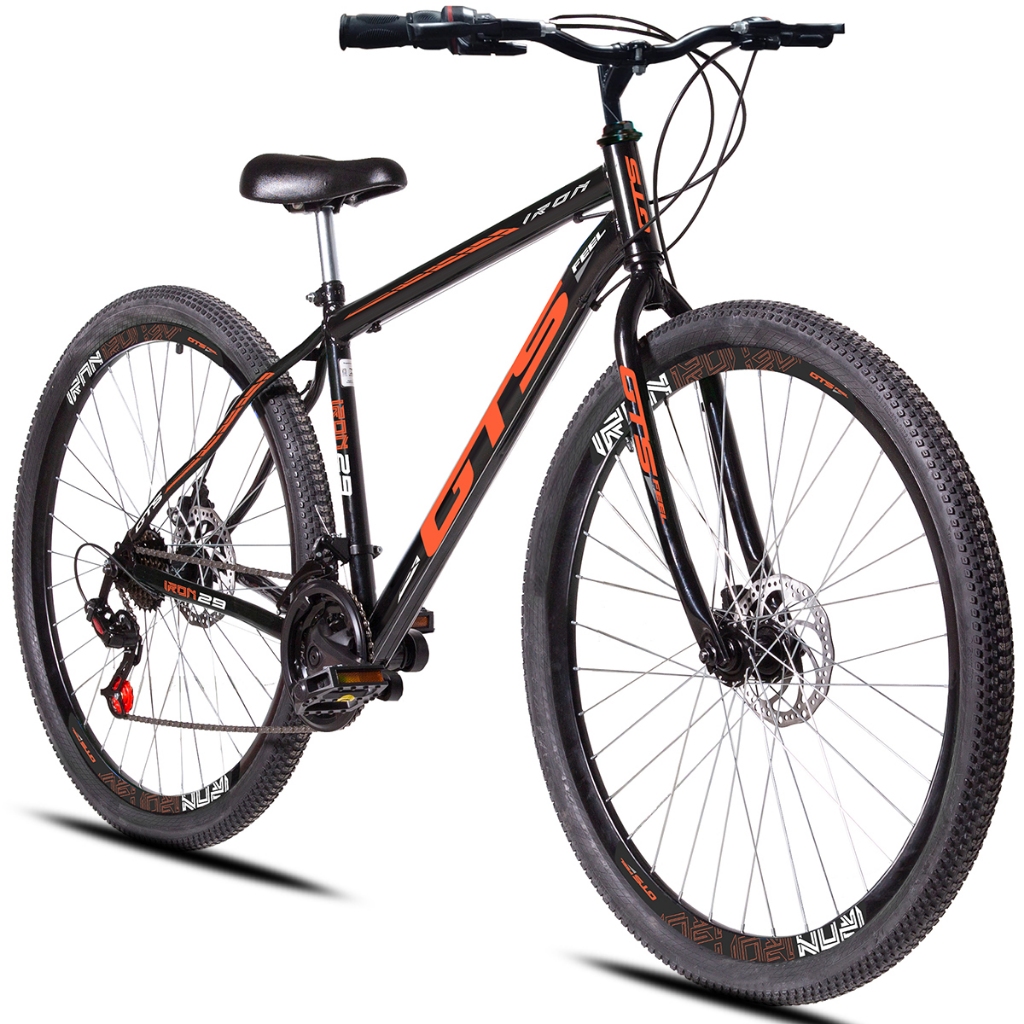 Bicicleta Aro 29 Gts Feel Iron 21 Marchas Freios A Disco
