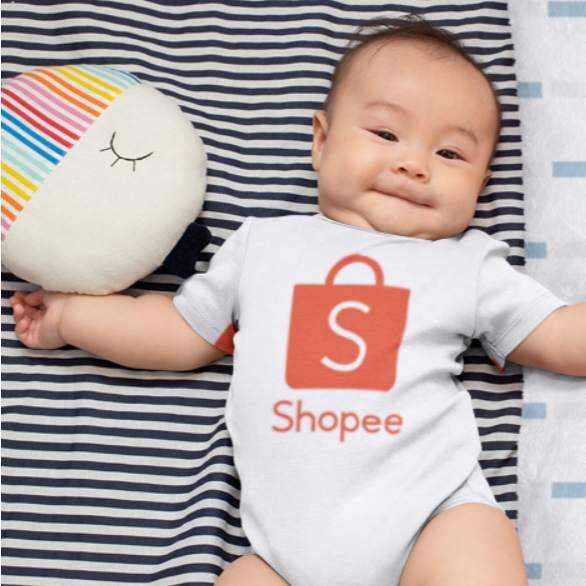 Body Bebe Logo Shopee Entrega Mesversario Personalizado Bebe