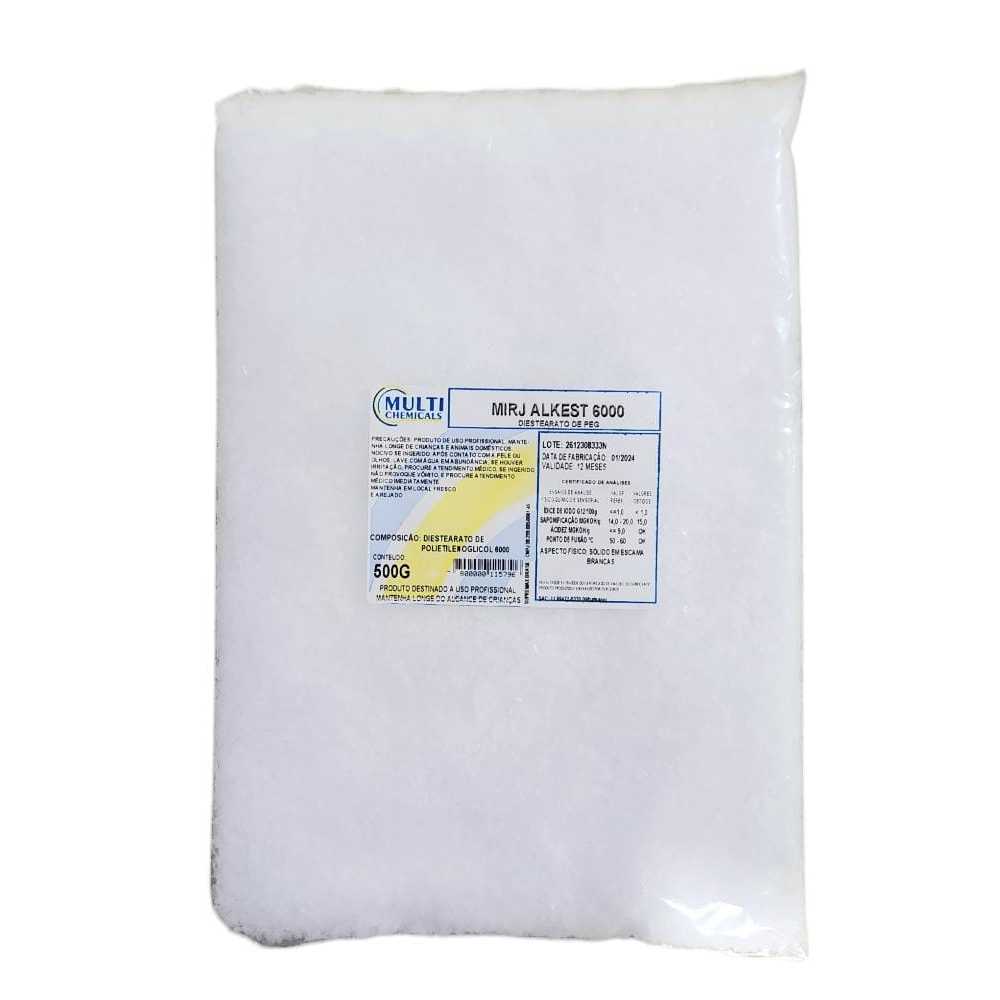 Diestearato de polietilenoglicol - peg 6000 - 500g - Puro