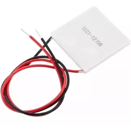 Placa Pastilha Peltier Refrigerador termoelétrico TEC1-12706 Bebedouro 40 X 40mm 12v 60w