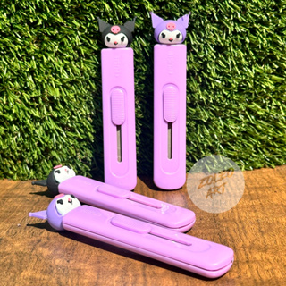 Estilete Kuromi Sanrio Retrátil com Trava – Papelaria Fofa Infantil e Criativa em Oferta na Shopee