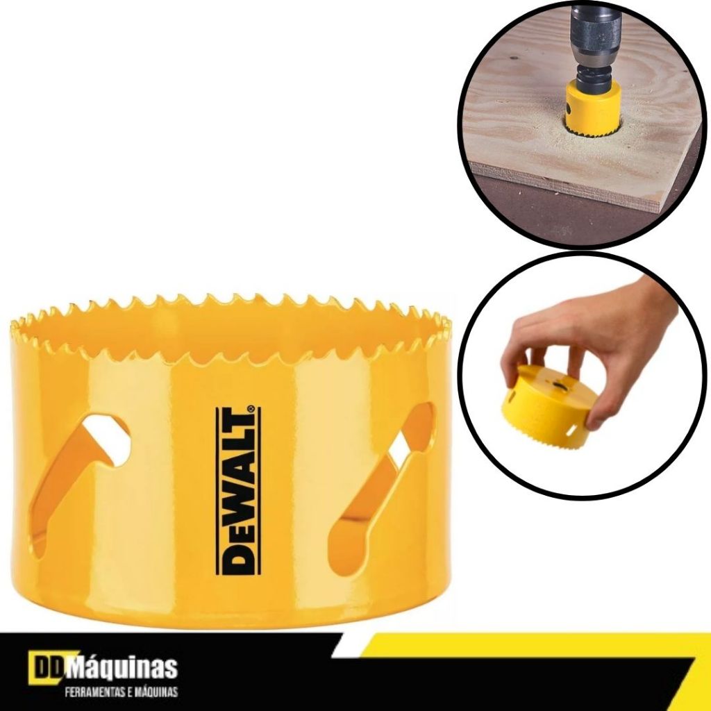 Serra Copo Bi-metálica 92mm 3.5/8 - Dewalt