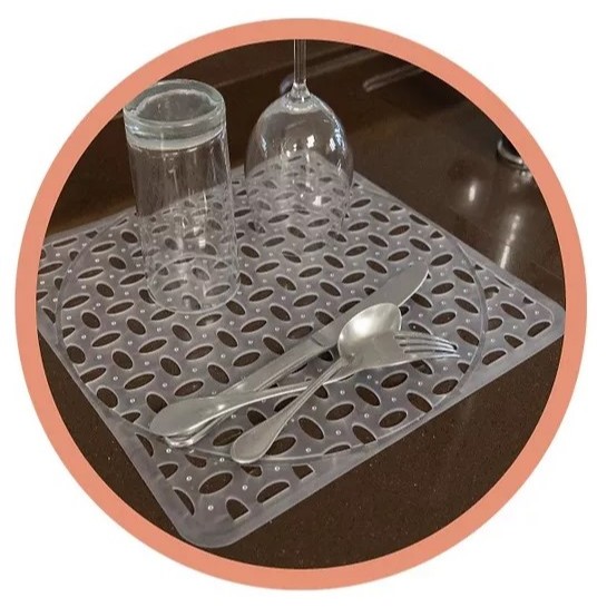 Tapete Protetor Para Pia Antiderrapante PVC