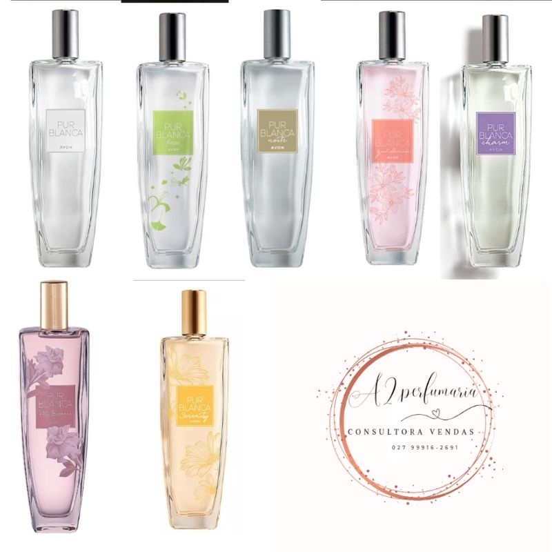 PUR BLANCA AVON - ORIGINAL - AROMAS em Oferta na Shopee
