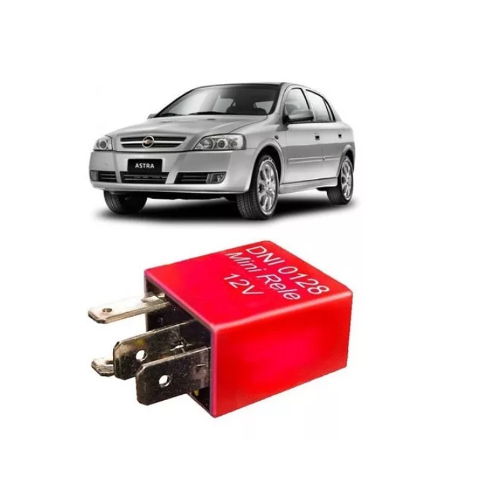 Rele Mini Auxiliar Corsa / Palio 4 Terminais 12v