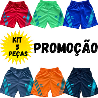 Kit 5 Bermudas Sport Infantil Menino – Conforto e Estilo para o Dia a Dia em Oferta na Shopee