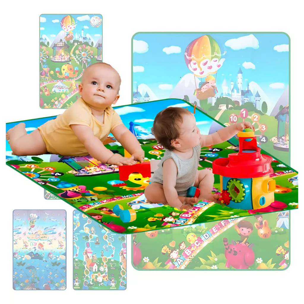 Tapete Atividades Térmico Eva Tatame Educativo Infantil Descanso Bebê Troca Fraldes 90x1,20mt em Oferta na Shopee