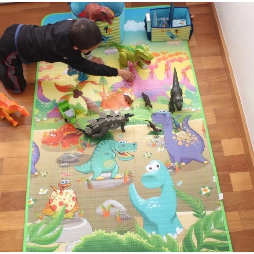 Tapete Atividades Térmico Eva Infantil Descanso Bebê Troca Fraldes 1,80x1,20mt em Oferta na Shopee