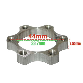 Adaptador de Alumínio Bike NIPARTE 44mm Para Reforço de Disco de Freio Em Cubo Rosca Catraca Para Bicicleta