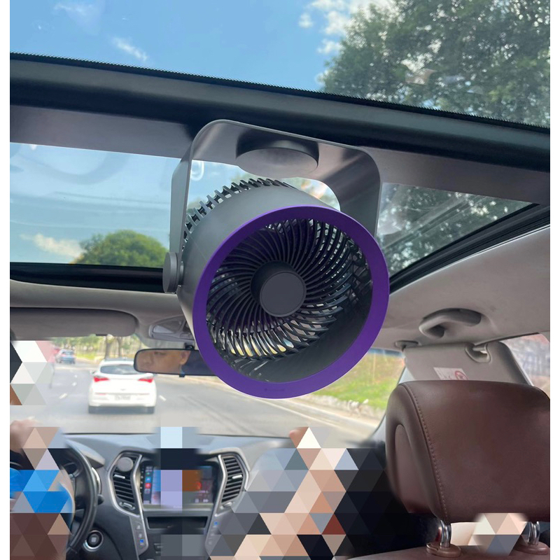 Novo ventilador de circulação de ar casa ao ar livre usb recarregável silencioso ventilador de parede desktop ciclone ventilador de ar condicionado