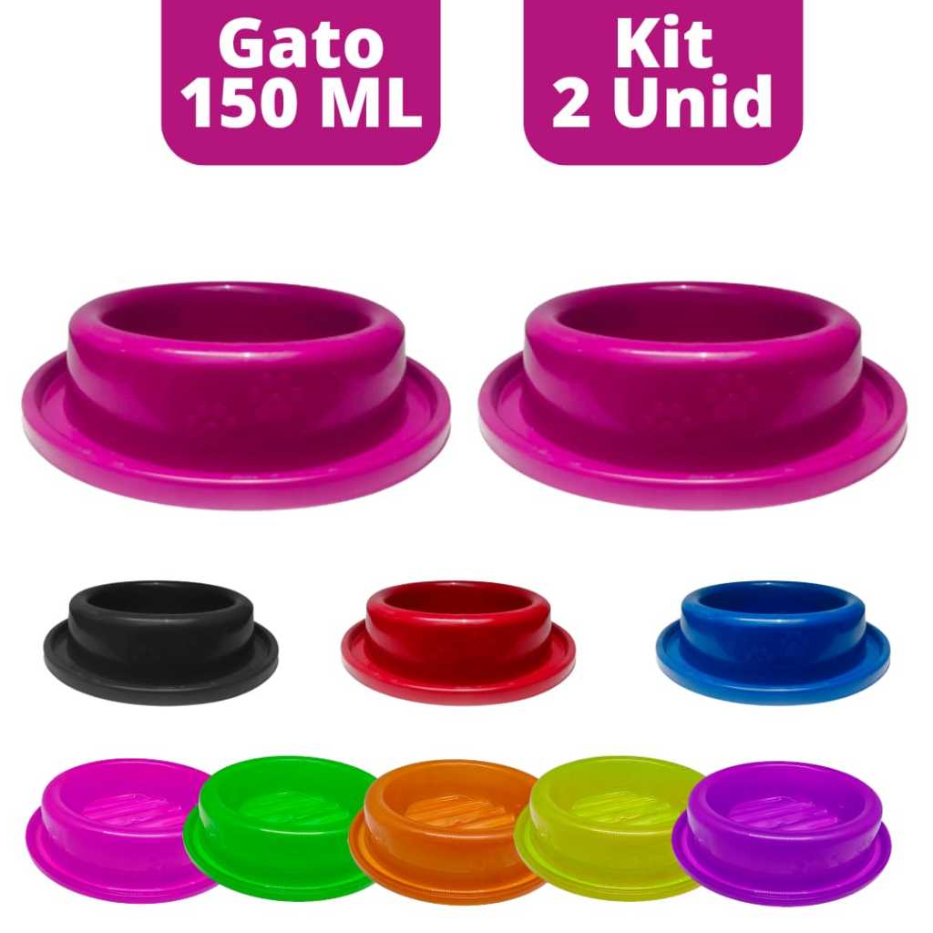 Kit 2un Comedouro/Bebedouro Antiformiga Para Gatos e Cães Pequenos - 150ml em Oferta na Shopee