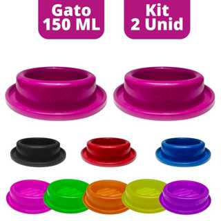 Kit 2un Comedouro/Bebedouro Antiformiga Para Gatos e Cães Pequenos - 150ml em Oferta na Shopee