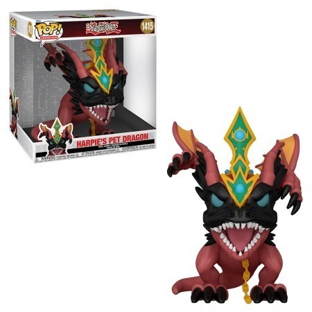 FUNKO POP ANIMATION YU GI OH SUPERSIZED 10" - HARPIE'S PET DRAGON 1415 NOVO ORIGINAL