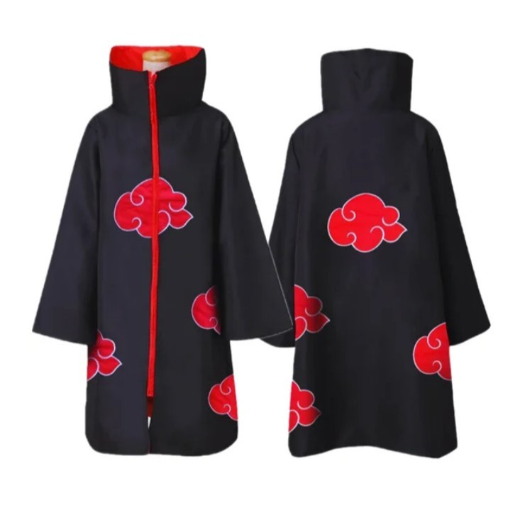 Roupa Naruto Akatsuki Cosplay Itachi Adulto e Infantil