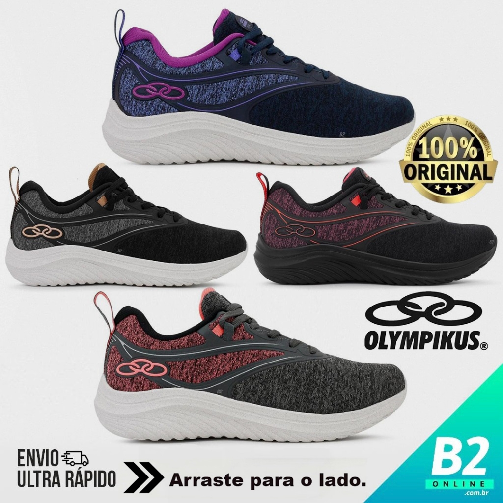 Tênis Olympikus Alfa 2 Feminino Original com Nota Fiscal e Garantia em Oferta na Shopee