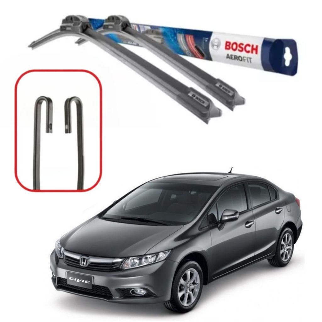 Palheta Aerofit Bosch Honda Civic 2012 2013 2014 2015 2016 - Precisão, Eficiência e segurança