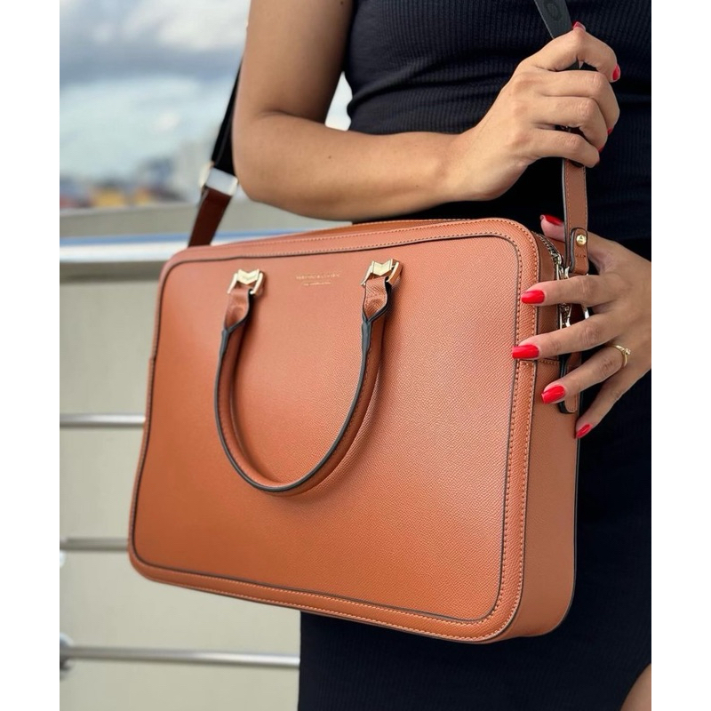 Bolsa Executiva Feminina Veryrio- Cabe notebook (verificar tamanho e modelo) ,acompanha alça transversal