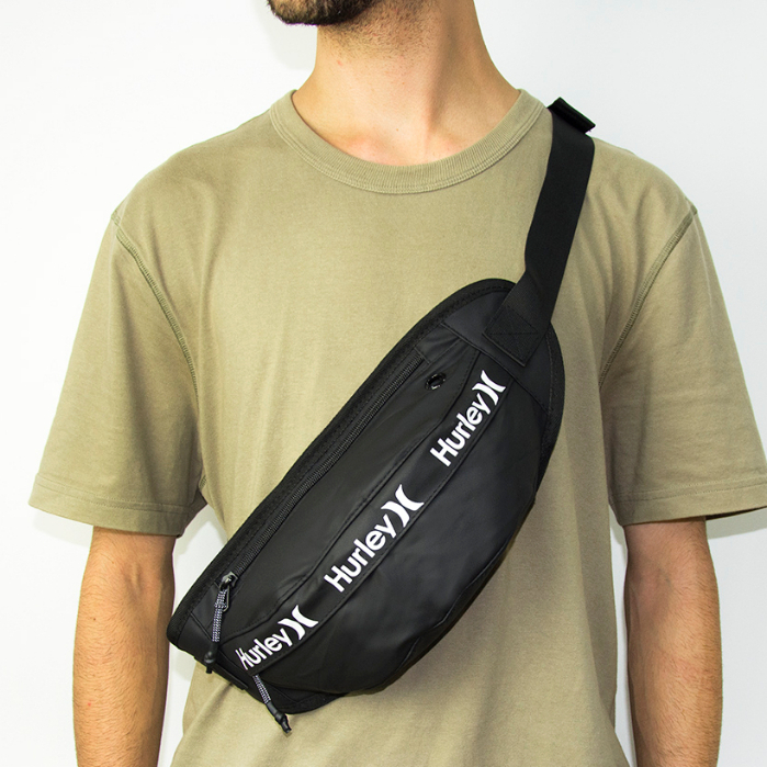 Pochete Bolsa Hurley Transversal Resistente Bolsa Masculina Feminina