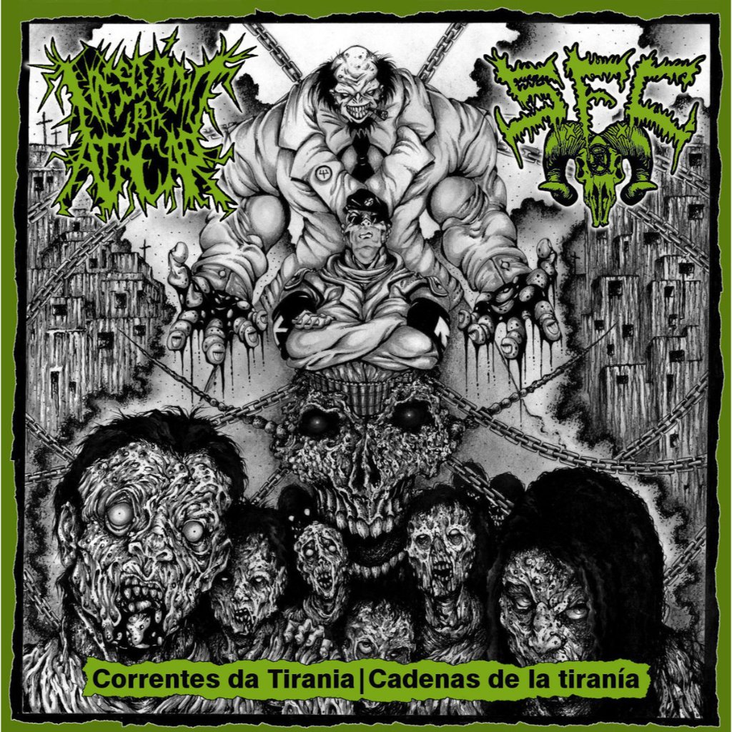 NOSSO ÓDIO IRÁ ATACAR / SxFxCx - SPLIT CD (CEMITÉRIO RECORDS / GRINDCORE)