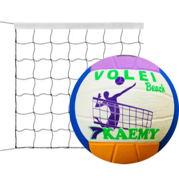 Kit Vôlei com Bola EVA e Rede 5 metros - Recreação