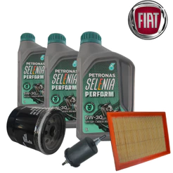 KIT TROCA DE ÓLEO 5W30 SELENIA + FILTROS (Palio)