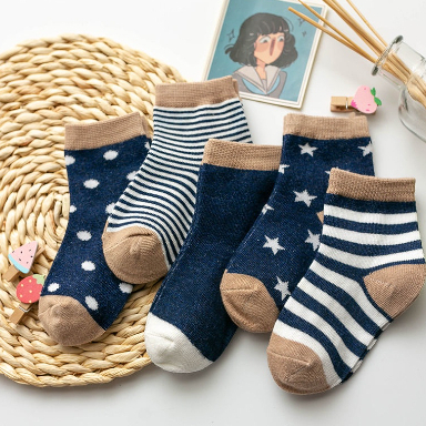 Kit 3 / 6 / 12 Pares Meia Soquete Estampada Algodão Infantil Menino 0 - 8 Anos em Oferta na Shopee