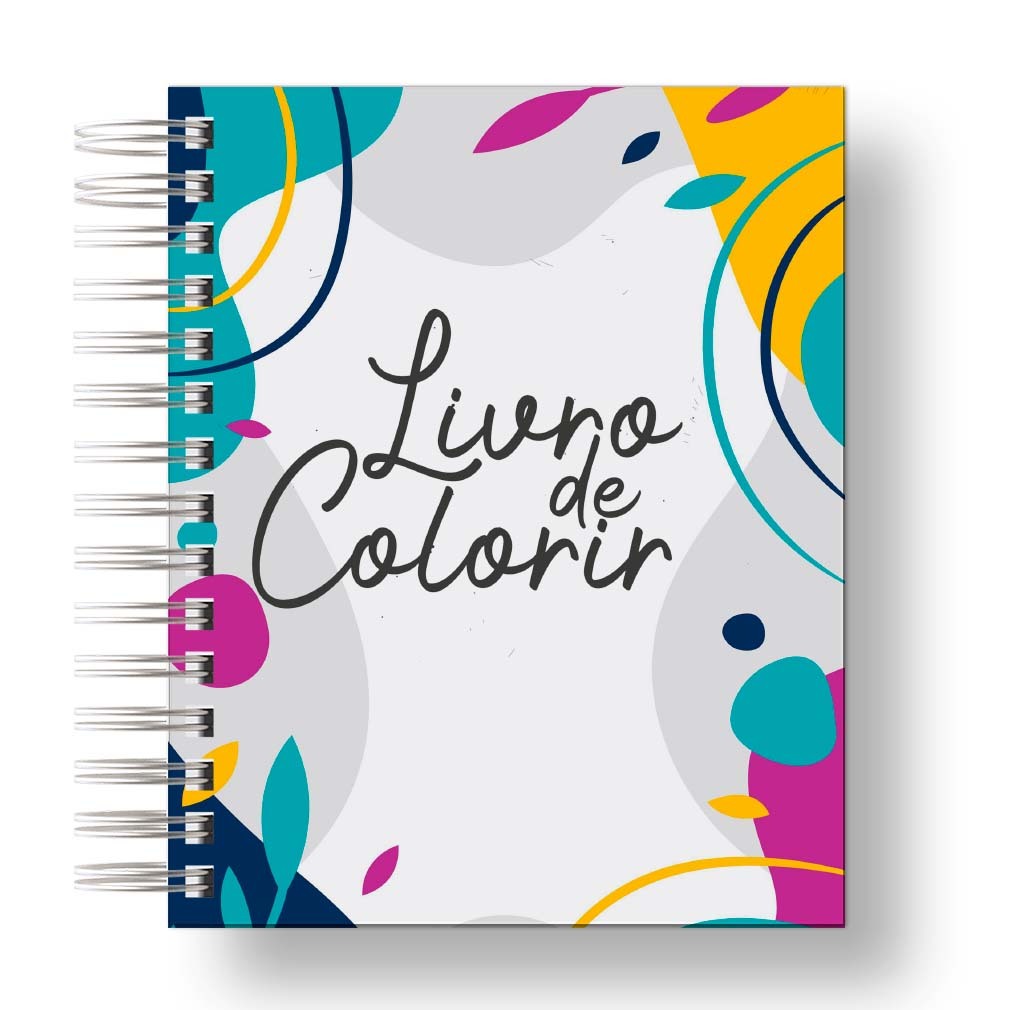 Livro de Colorir Bolhas Anti-Estress Caderno de Colorir Para Adultos.