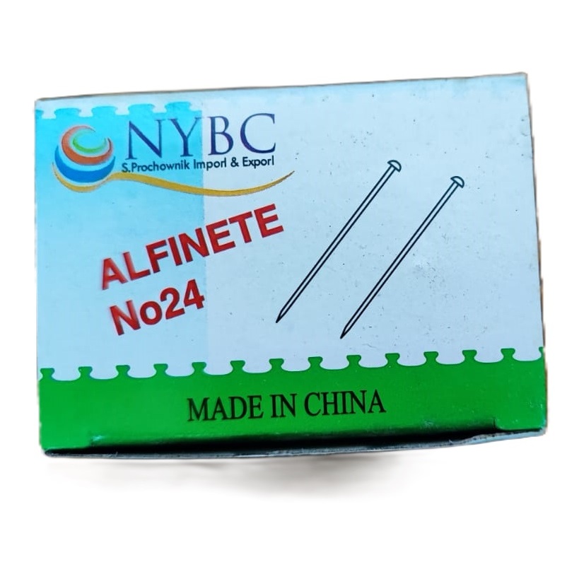 Kit 15 Unidades Alfinete De Cabeça Metalizada Nº24 Com 1500 Unidades Nybc