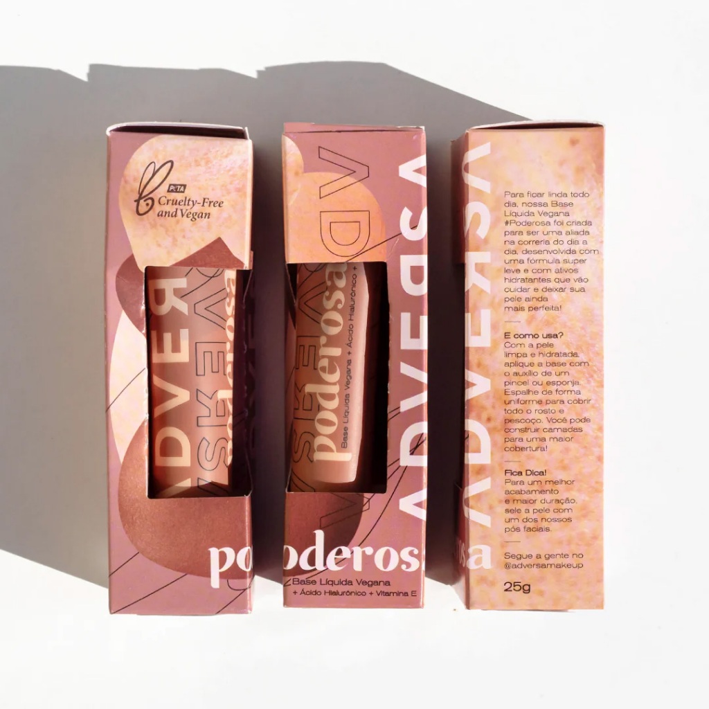 Base Líquida Vegana Poderosa Adversa 25 g em Oferta na Shopee