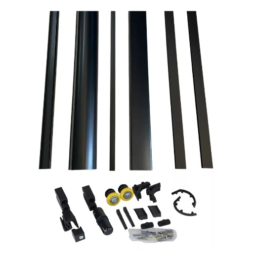 Kit Alumínio Box Banheiro Padrão Frontal F1- 1,00 / 1,20 x 1,90 mts em Oferta na Shopee