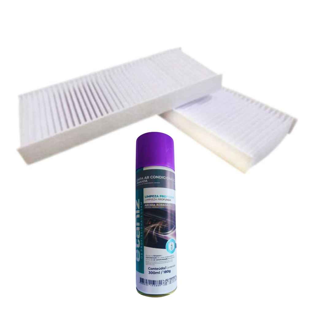 Filtro De Ar Condicionado J3 Jac3 (par) + Higienizador Ces4991 em Oferta na Shopee