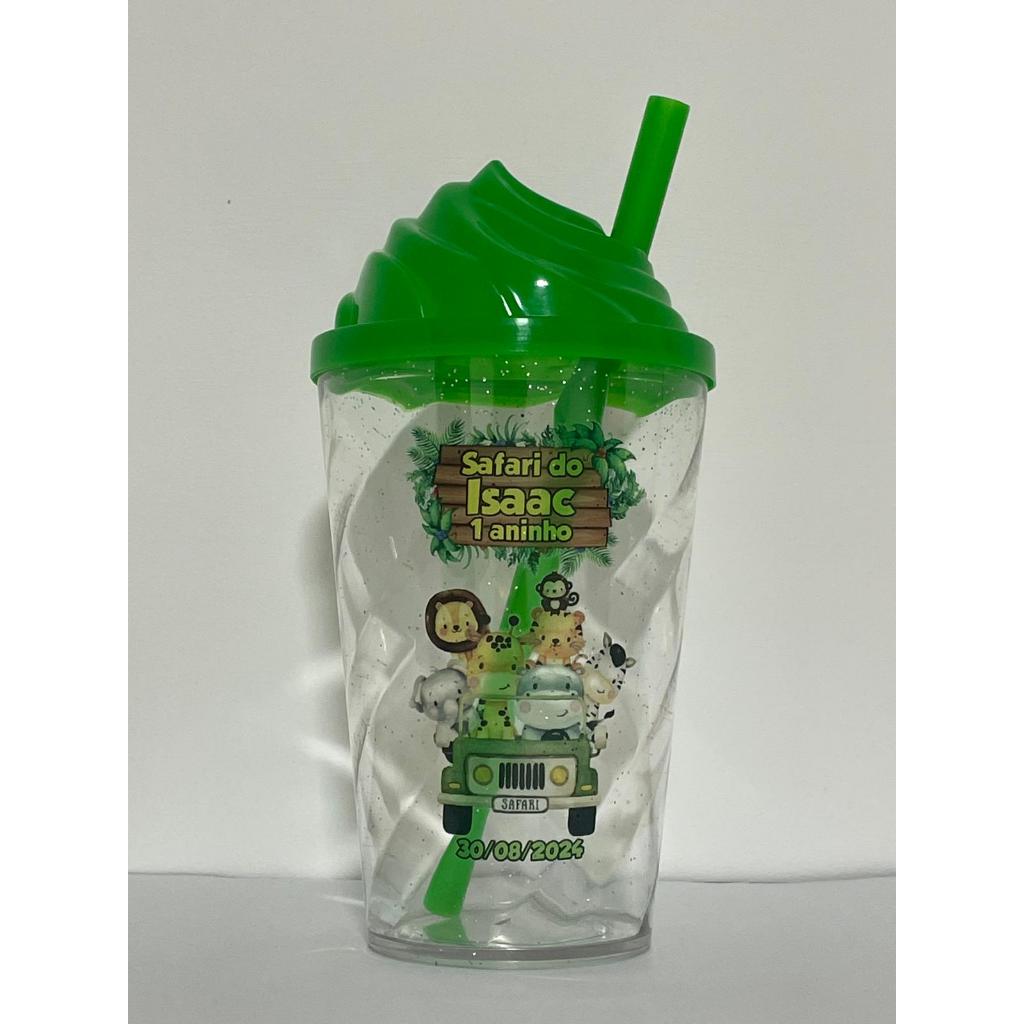 Kit 50 Copos Twister Glitter 300ml com Tapa Chantilly Personalizado em Oferta na Shopee