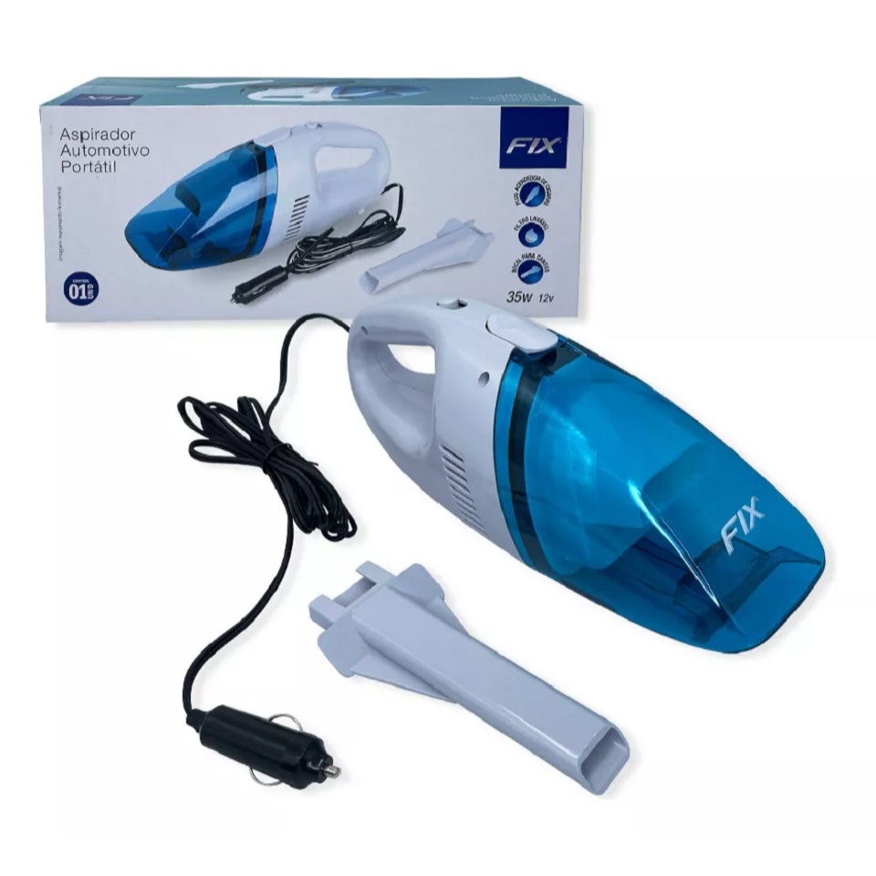 Aspirador De Pó Automotivo Para Carro 12v 35w Barato Prático