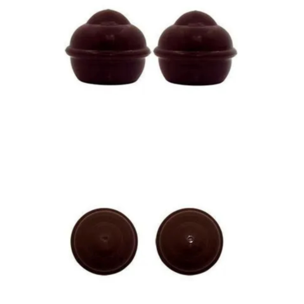 Ponteira de Varão P/ Cortina Modelo Bola Várias Cores 1 2 ou 3 unidades PVC — imagem 2 de 2
