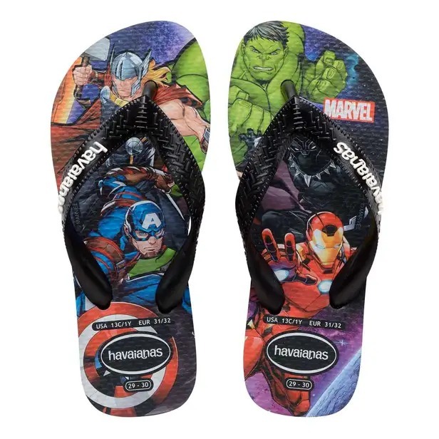 Chinelo Havaianas Infantil Top Marvel II