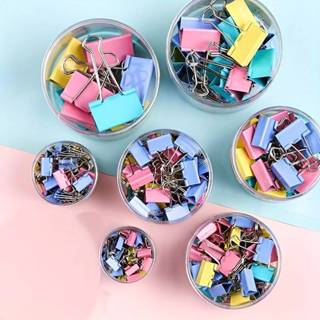 Grampo Prendedor / Clips de Papel Tipo Prendedor Cores Variadas 51mm 41mm 32mm 25mm 19mm em Oferta na Shopee