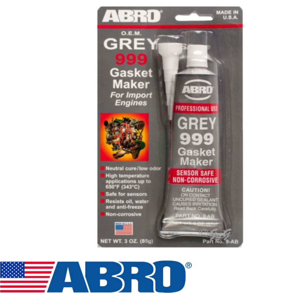 SILICONE PARA ALTA TEMPERATURA ABRO GREY 999 85G
