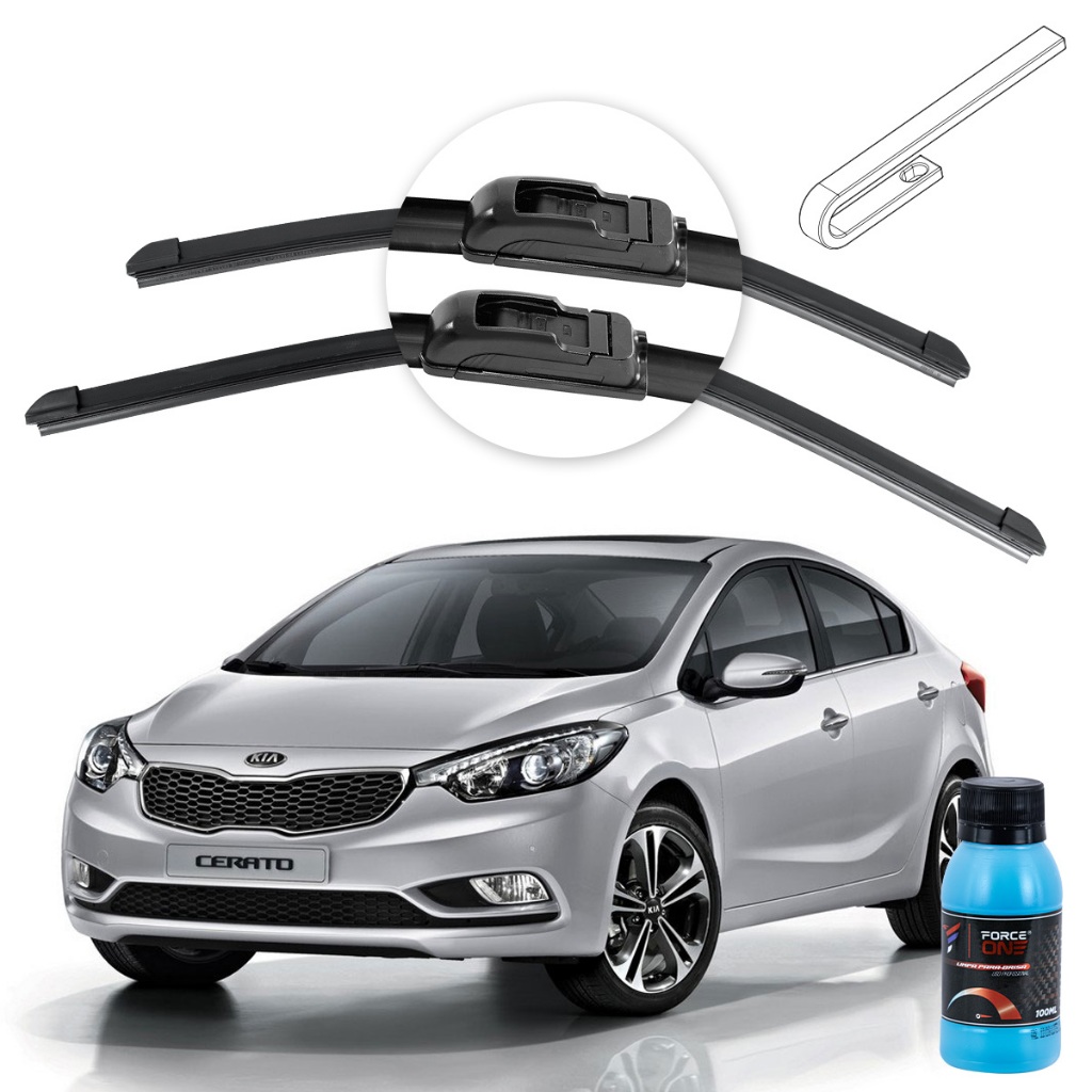 Limpador de Parabrisa Kia Cerato ano 13 a 19 Universal
