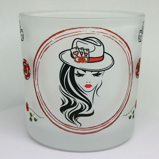 COPO DE BEBIDAS MALANDRA 260ML VIDRO - UMBANDA MALANDROS CATIMBO JUREMA - MALANDRAGEM BOA É MALANDRAGEM DE MULHER