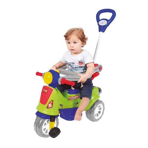 Triciclo Infantil Totoka Buzina Pedal Haste Maral Andadorl Carrinho De Passeio Motoquinha em Oferta na Shopee
