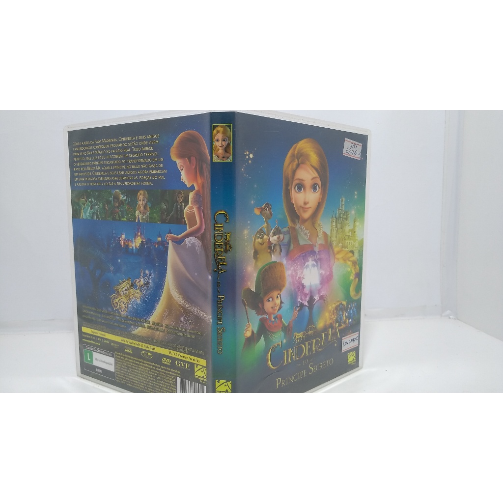 Dvd Cinderela E O Príncipe Secreto - Desenho