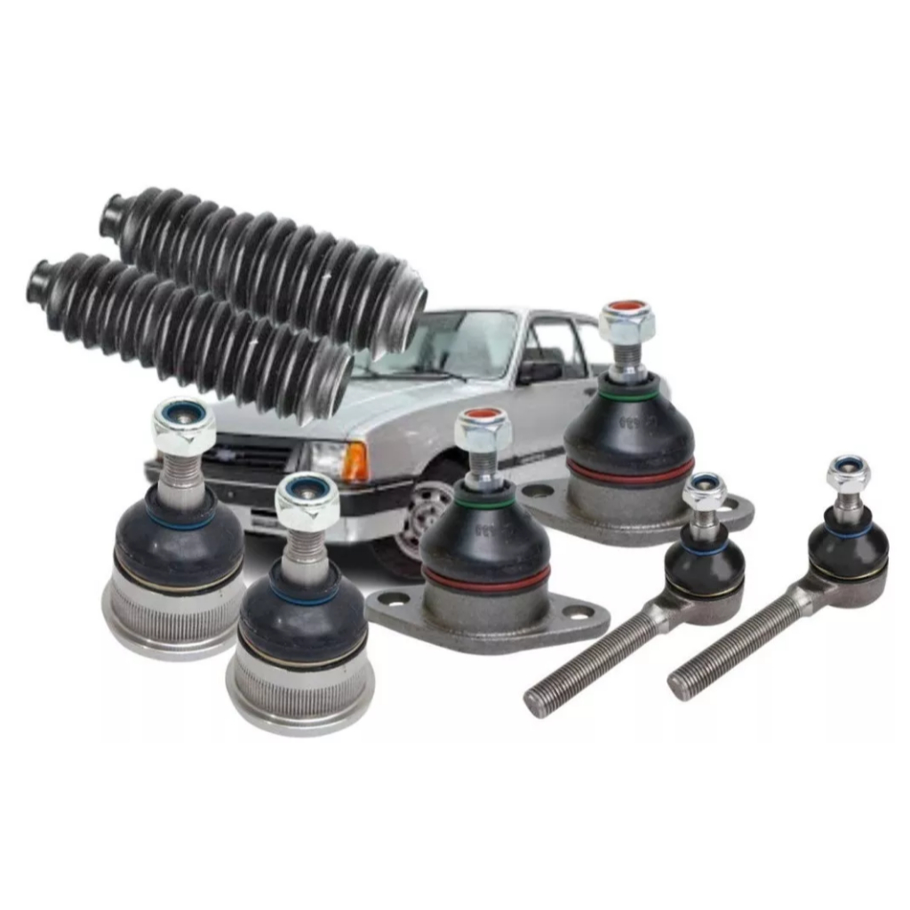 Jogo itens de Suspensão com 4 Pivo + 2 Terminal +coifa Direção Chevette sedan , Hatch , Marajó , Chevy 500 1973 A 1994 em Oferta na Shopee