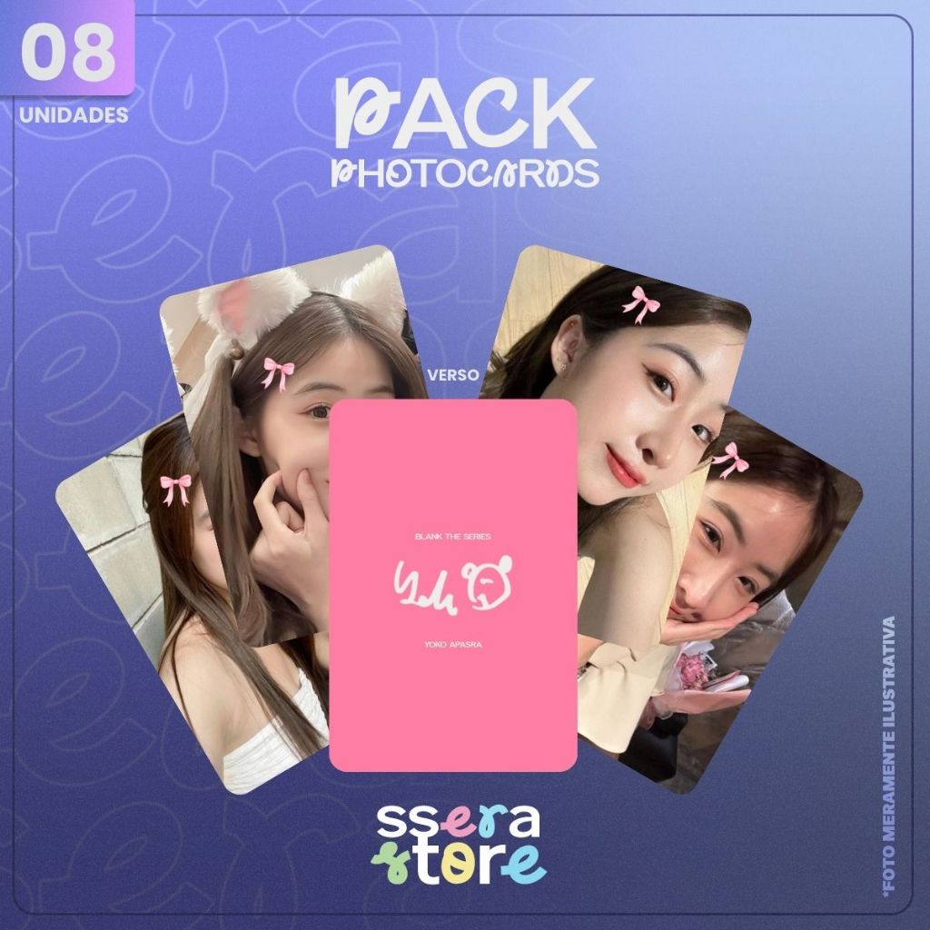 Yoko Apasra Blank The Series Photocards Fanmade