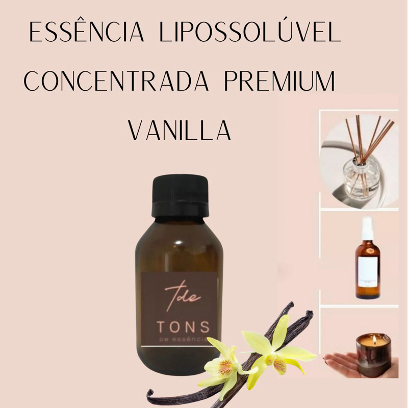 Essência Concentrada Vanilla aromática - 100ML em Oferta na Shopee