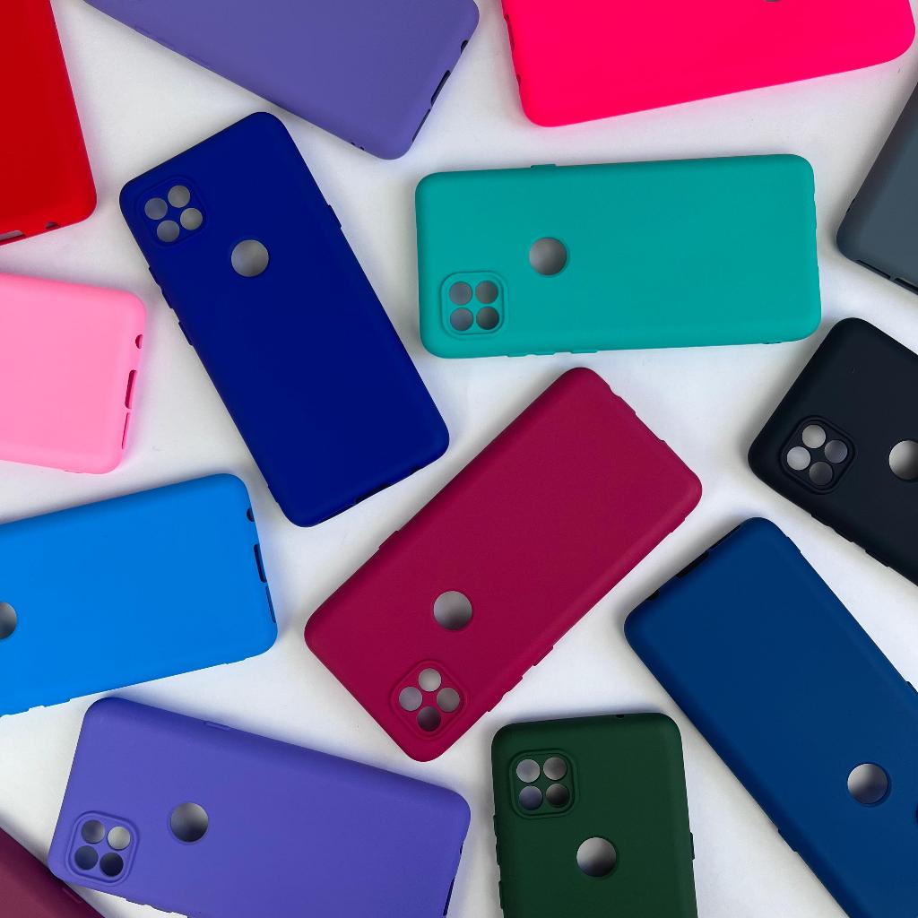 Capinha Para Motorola Moto G 5G / Capa Case Silicone Aveludada Colorida Forrada 
