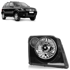 Farol Dianteiro Ecosport 2003 2004 2005 2006 2007 Pisca Cristal Máscara Negra