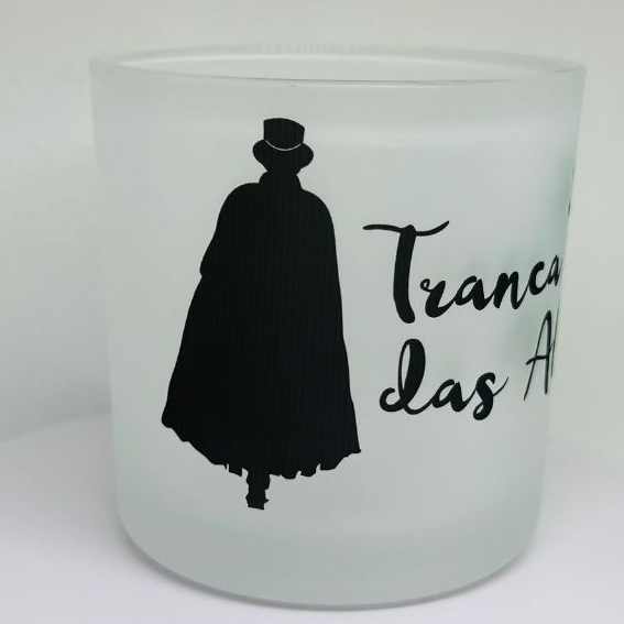 Copo de bebidas e Wisky Exu Tranca Ruas das Almas 260ml - Vidro - Umbanda Quimbanda Candomblé