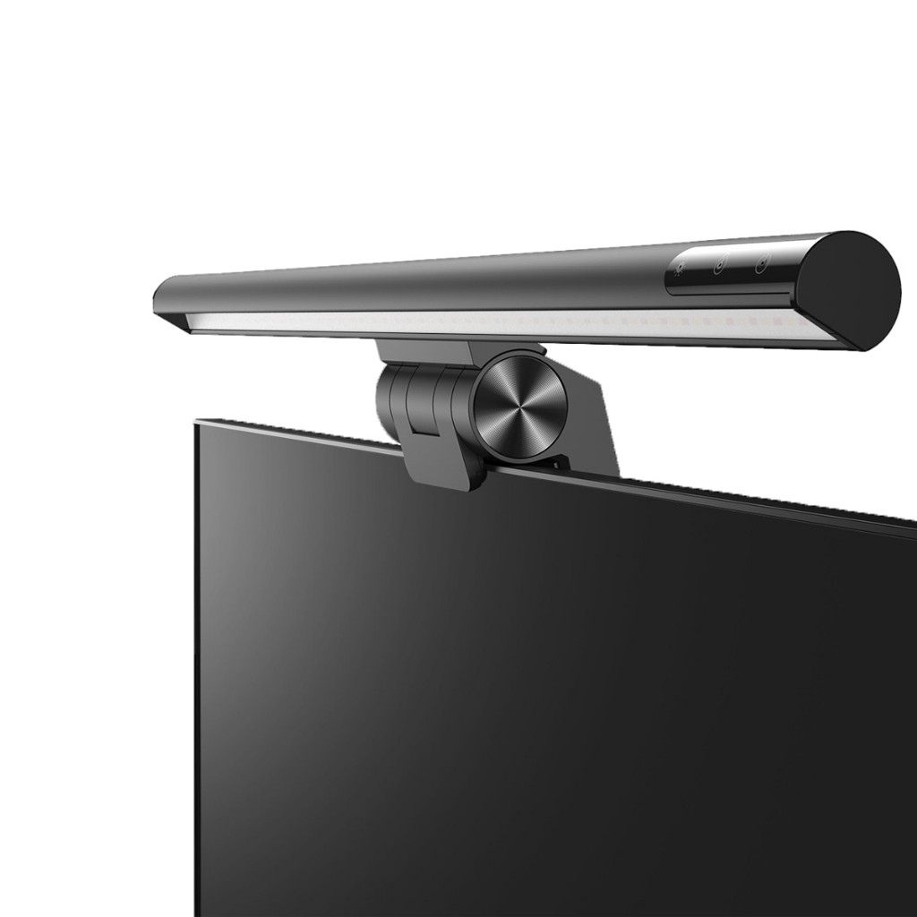 Baseus Luminária Regulável i-wok Led p/ Monitor Notebooks Apple Macbook Temp Cor 5500K 2800K 4000K - Computers & Accessories