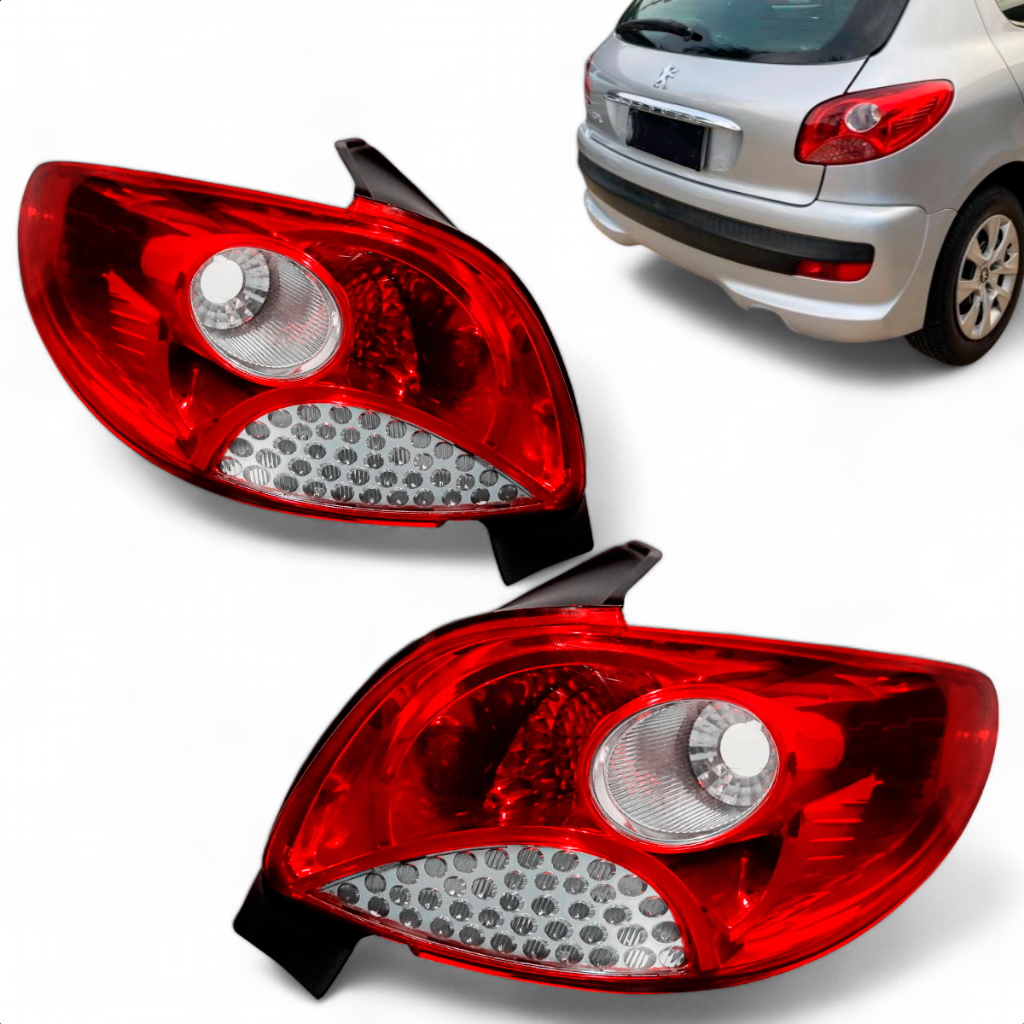 Lanterna Traseira Peugeot 207 Hatch 2011 2012 2013 2014 2015 em Oferta na Shopee
